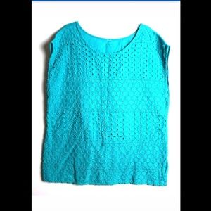 5/$25 !!SALE!! BANANA REPUBLIC EYELET Layer Blouse